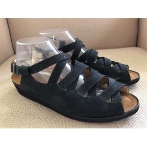 NAOT Nubuck Slingback Sandals - Size 41/10-10.5